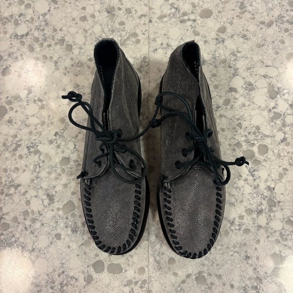 Sebago Women’s Six Degrees Chukka Boots Gray 3 Eye Bootie, Size 7 - Picture 4 of 14